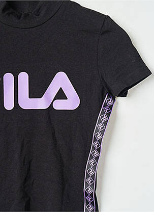 T-shirt noir FILA fille