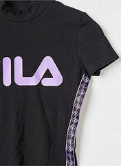 T-shirt noir FILA pour fille seconde vue