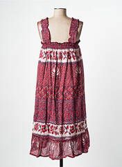 Robe mi-longue rouge M.A.B.E pour femme seconde vue