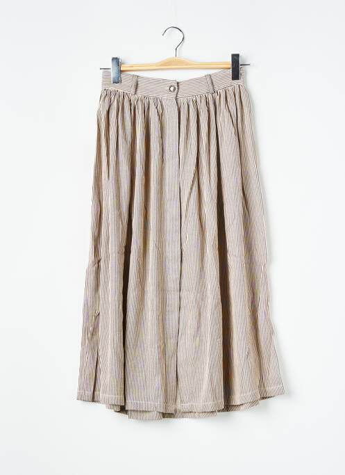 Jupe mi-longue beige SESSUN pour femme