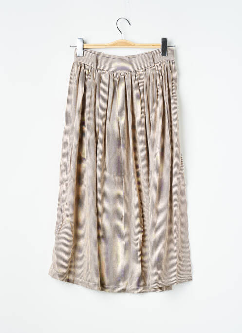 Jupe mi-longue beige SESSUN pour femme