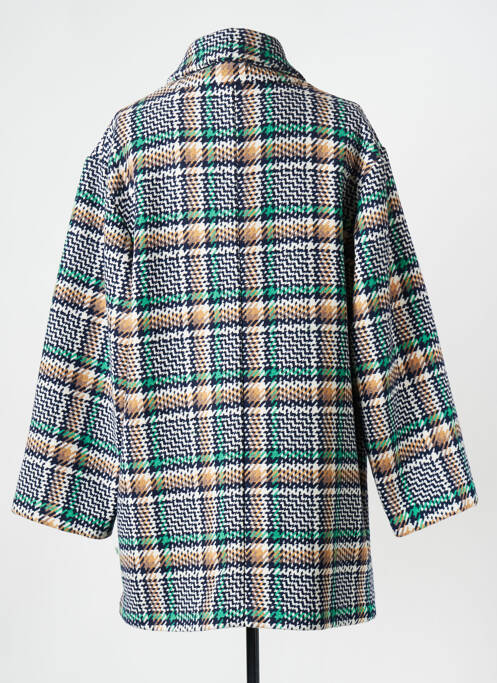 Manteau long vert SAK'S pour femme