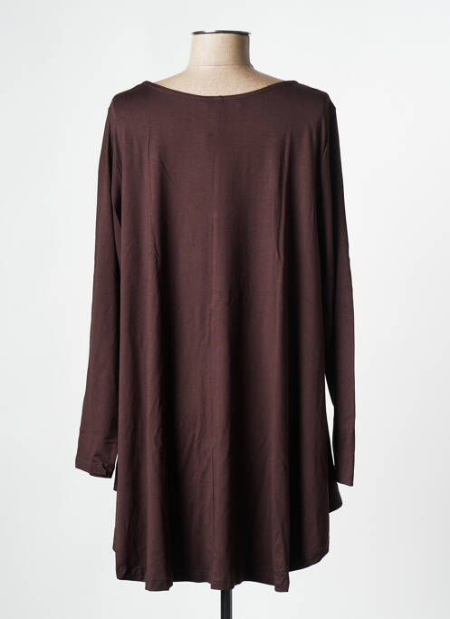 T-shirt marron MAT FASHION pour femme