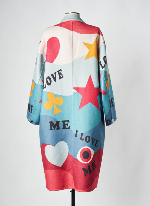 Manteau long multicolore SAK'S pour femme