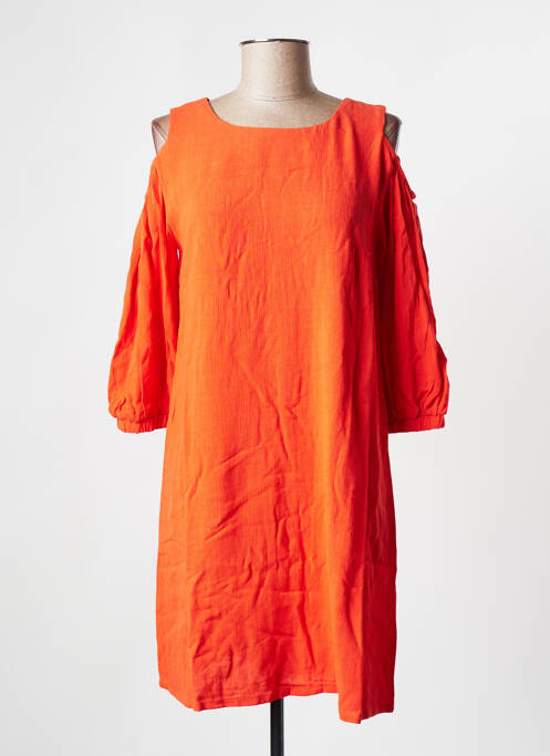 Robe courte orange MOLLY BRACKEN pour femme