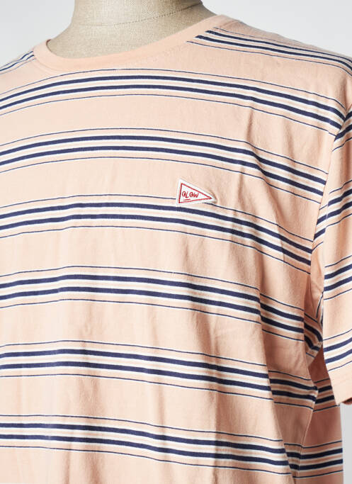 T-shirt rose OLOW pour homme