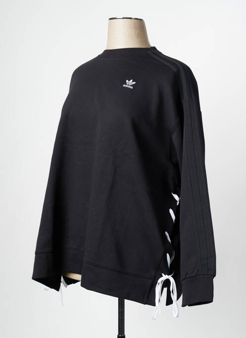 Sweat-shirt noir ADIDAS femme