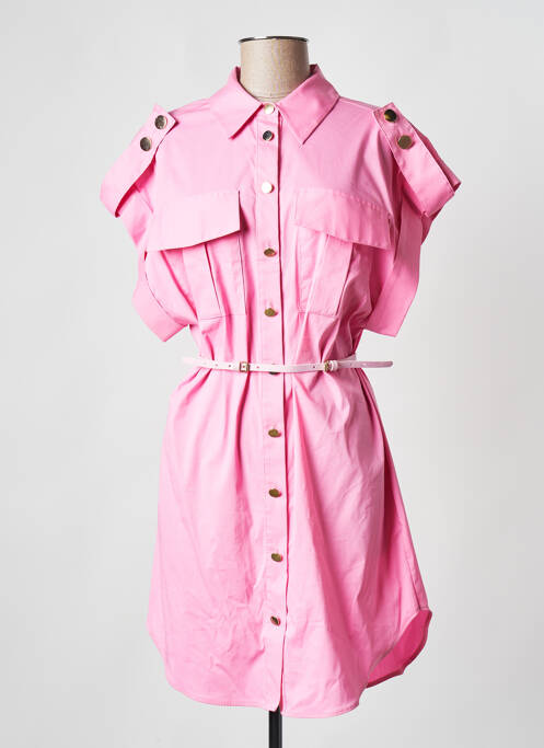 Robe courte rose IMPERIAL pour femme