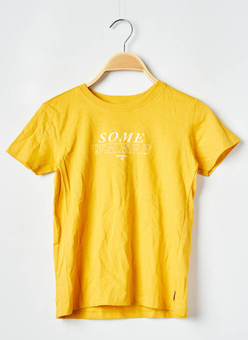 T-shirt jaune GARCIA pour fille
