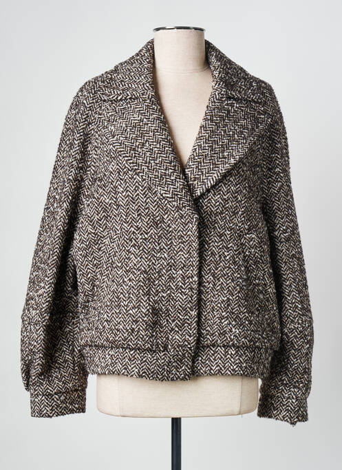 Manteau court noir PINKO pour femme