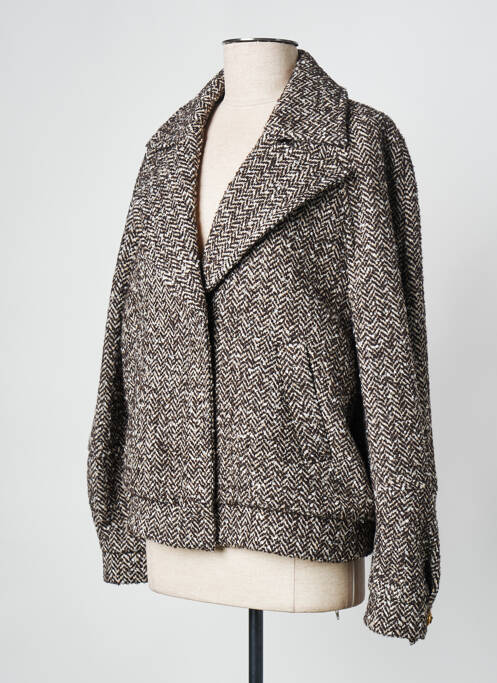 Manteau court noir PINKO pour femme