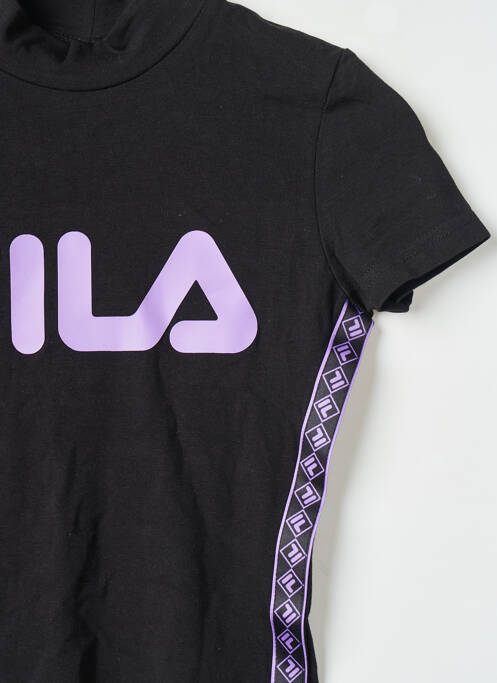 T-shirt noir FILA pour fille