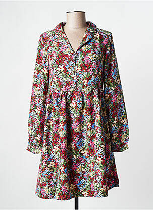 Robe courte multicolore MOLLY BRACKEN femme