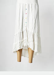Jupe longue blanc WILD pour femme seconde vue
