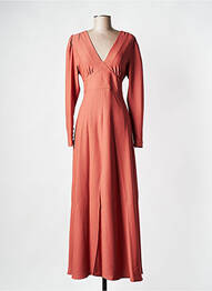 Robe longue marron PAUL & JOE femme