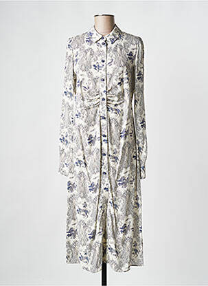 Robe mi-longue blanc PINKO femme