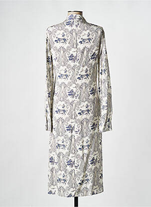 Robe mi-longue blanc PINKO femme