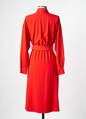 Robe mi-longue rouge PINKO femme