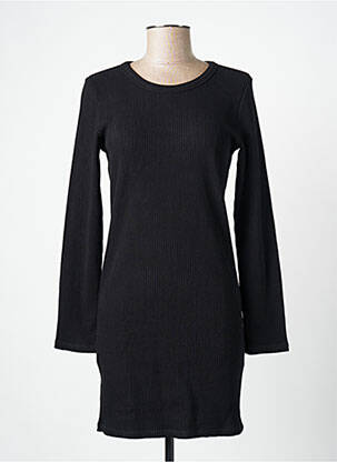 Robe mi-longue noir ROSAE femme