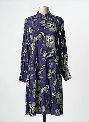 Robe mi-longue violet HARTFORD femme