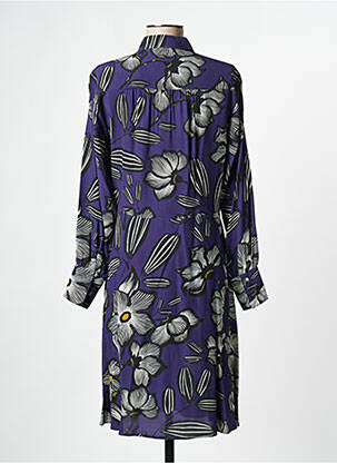 Robe mi-longue violet HARTFORD femme