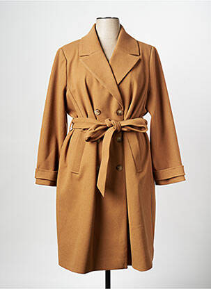 Manteau long marron EVOKED VILA femme