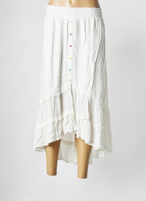 Jupe longue blanc WILD pour femme