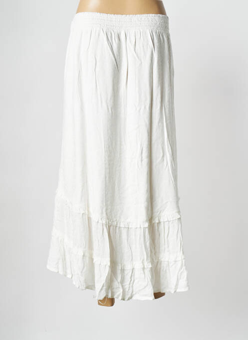 Jupe longue blanc WILD pour femme