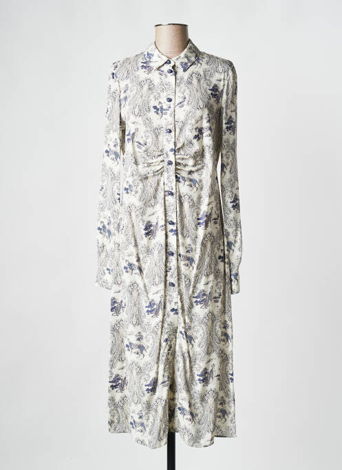Robe mi-longue blanc PINKO pour femme