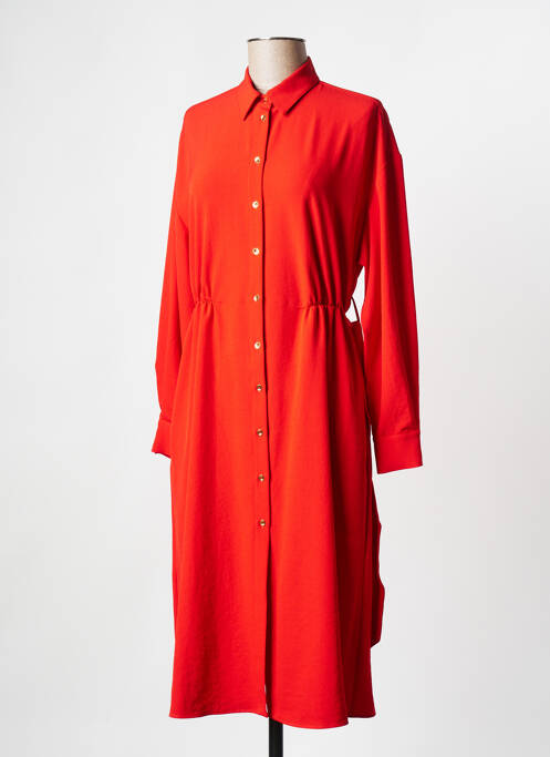 Robe mi-longue rouge PINKO pour femme