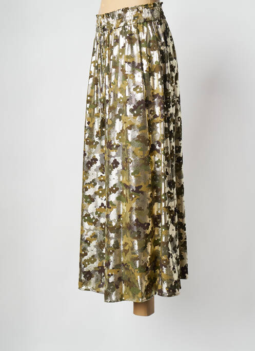 Jupe mi-longue kaki MAX&CO. pour femme