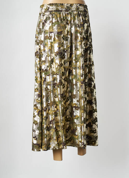 Jupe mi-longue kaki MAX&CO. pour femme