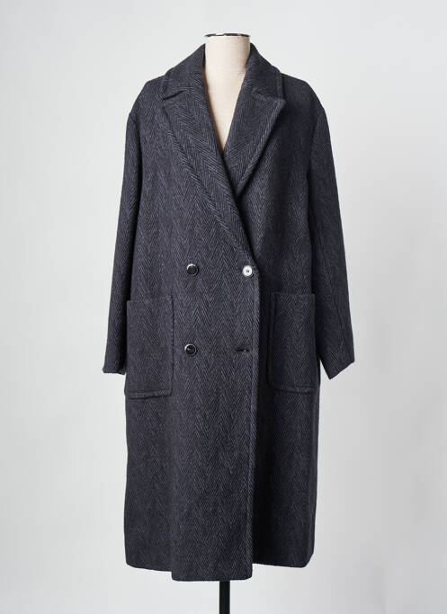 Manteau long gris POMANDERE pour femme