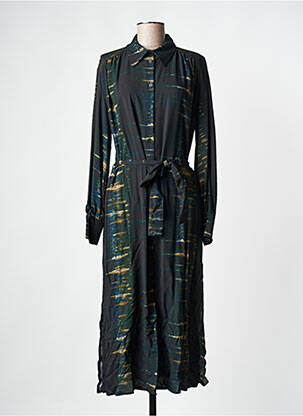 Robe longue noir PLEASE femme
