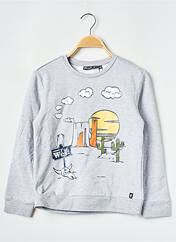 Pull gris FRENCHY KIDS pour garçon seconde vue