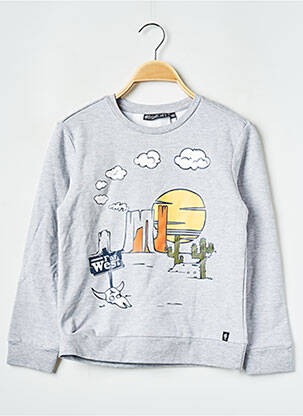 Pull gris FRENCHY KIDS pour garçon