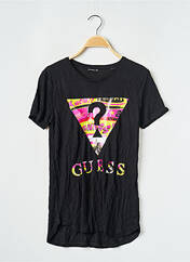 T-shirt noir GUESS pour fille seconde vue