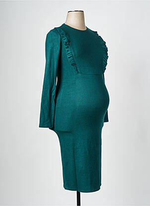 Robe maternité vert NOPPIES femme