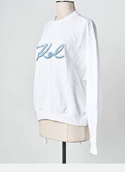 Sweat-shirt blanc KARL LAGERFELD pour femme seconde vue