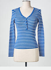 Top bleu PIECES pour femme seconde vue