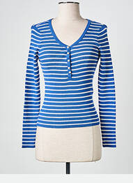 Top bleu PIECES femme