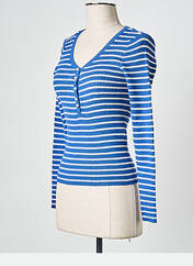Top bleu PIECES pour femme seconde vue