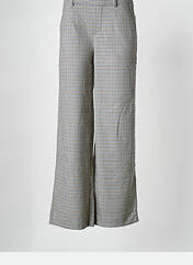 Pantalon large beige OBJECT pour femme seconde vue