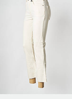 Jeans bootcut blanc SCOTCH & SODA femme