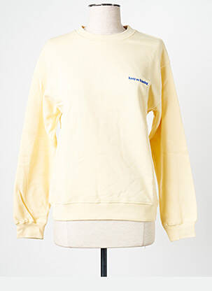 Sweat-shirt jaune MAISON LABICHE femme