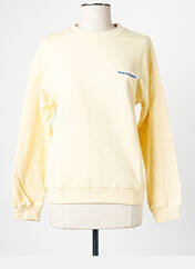 Sweat-shirt jaune MAISON LABICHE pour femme seconde vue
