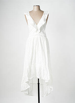 Robe longue blanc MOLLY BRACKEN femme