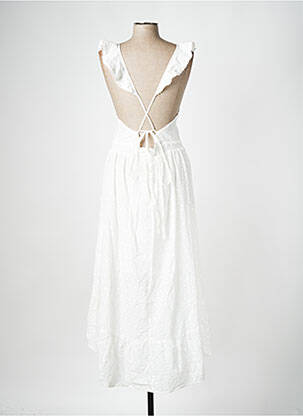Robe longue blanc MOLLY BRACKEN femme