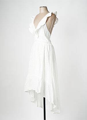 Robe longue blanc MOLLY BRACKEN femme
