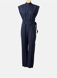 Combi-pantalon bleu BELLE PIÈCE femme
